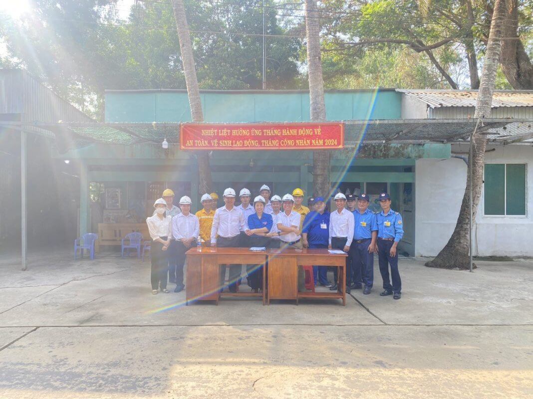 Chi nhánh Tây Nam Bộ hưởng ứng Tháng hành động về AT-VSLĐ năm 2024