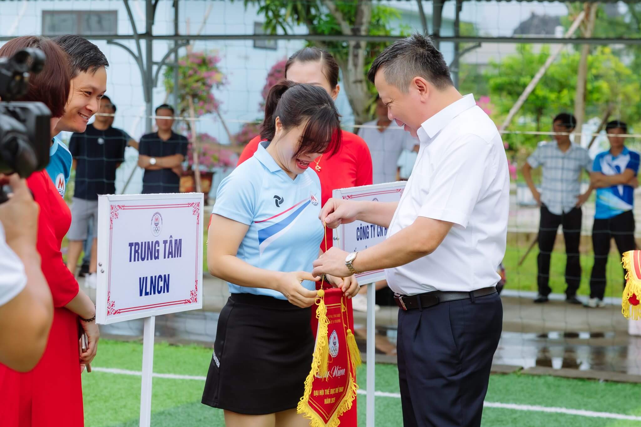 Hội nghị công bố các Quyết định về công tác cán bộ công ty công nghiệp Hóa chất mỏ Quảng Ninh 11